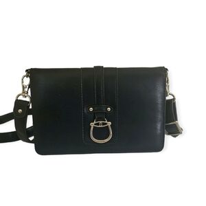 Etienne Aigner Black Crossbody Organizer Bag
